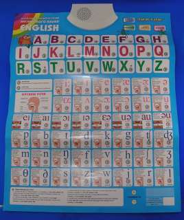 Talking Electronic Poster Learn English Speaking ABC  