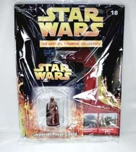 Star Wars Figurine 18 Imperial Royal Guard figure & mag  