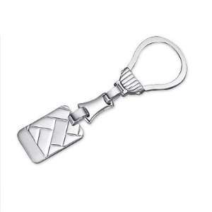  Sterling Silver Bricks Tag Style Keychain TrendToGo 