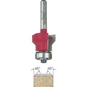   45 Degree Bevel Trim Router Bit with 7/8 Inch Shank