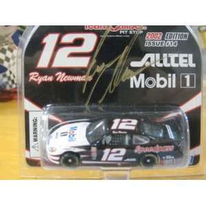  Signed Nascar #12 Ryan Newman 164 Mobil1 2002 Edition 