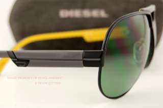 Brand New Diesel Sunglasses DL 0026 Color 01B BLACK/GRAY/YELLOW 100% 