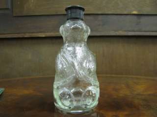 Figural Bear Soda/Syrup Bottle  