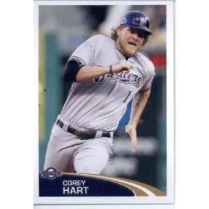   MLB Sticker #234 Corey Hart Milwaukee Brewers Sports Collectibles