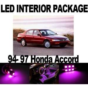   1994 1997 PINK 8x SMD LED Interior Bulb Package Combo Deal Automotive