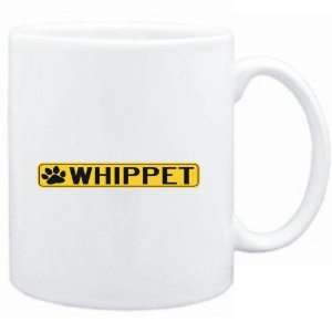  Mug White  Whippet PAW . SIGN / STREET  Dogs