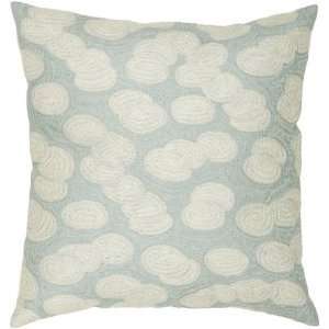  Rizzy Pillows T03510 Spa / Off White 18 x 18 Single Area 