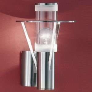  Belfast Outdoor Wall Sconce by Eglo  R198486   Stainless 
