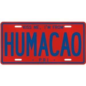   AM FROM HUMACAO  PUERTO RICO LICENSE PLATE SIGN CITY