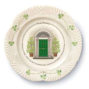 Belleeks House Blessing Plate 