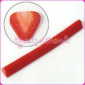Polymer Nail Art Tip Fimo Clay Stick Cane Strawberry  