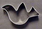 FOOSE ~ PEACE DOVE ~ tin cookie cutter ~ MADE IN USA  