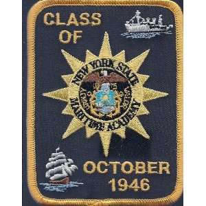  New York State Maritime Academy Patch, October 1946 