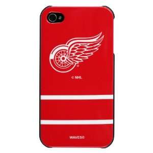   Red Wings Jersey Stripe Hard Case for Apple iPhone 4/4S Cell Phones