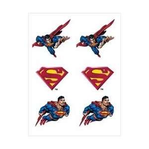  Superman Tattoos 2 Sheets Toys & Games