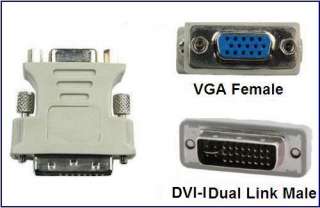 DVI male 24+5 to VGA female adapter for PC, HDTV  