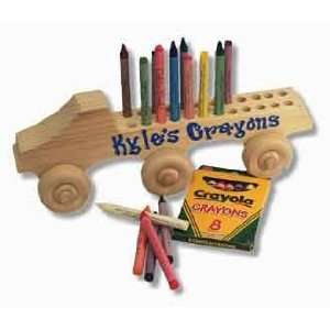  Personalized Crayon Truck Caddy Toys & Games