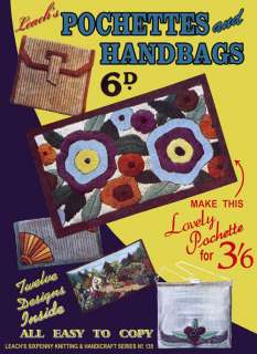 Leachs #135 c.1935 Wallets & Handbags in Needlepoint  