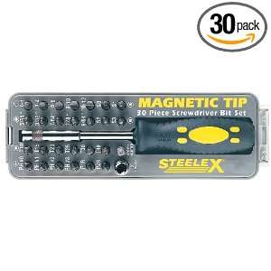  Steelex D2032 Magnetic Tip Screwdriver Bit Set, 30 Piece 