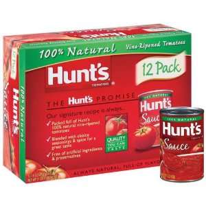 Hunts Tomato Sauce   12/15oz cans   CASE PACK OF 2  