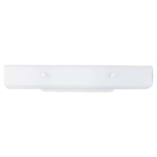   of styles. Four light White bath light bar with White Ceramic glass