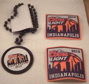 2010 Final Four Necklace Patches Indy Duke Butler Coors  