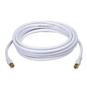   , CL2 Coaxial Cable with F Type Connector   White, 15 ft Electronics