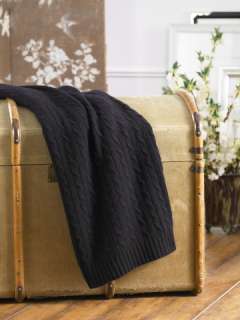 Cashmere Cable Throw   Ralph Lauren Home Throws   RalphLauren