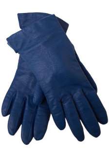   Gloves   Blue, Solid, Formal, Vintage Inspired, 80s, Fall, Winter