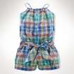 Polo Mesh Romper   Dresses & Rompers Girls 7 16   RalphLauren