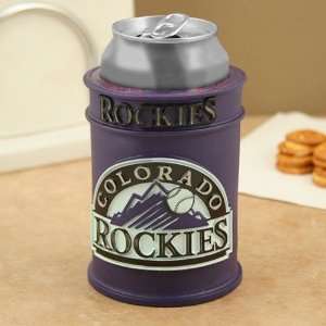  MLB Colorado Rockies Purple Plastic Can Coolie