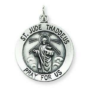  Sterling Silver St. Jude Thaddeus Medal Jewelry