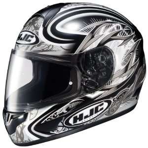  HJC Cl 16 Hellion Silver Full Face Helmet CL16 Size X 