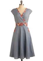 An Enchanted Evening Dress in Sky  Mod Retro Vintage Dresses 