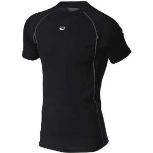  MSR Base Layer Short Sleeve Shirt , Color Black, Size Lg 