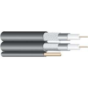  AXIS AV82224 RG6 COAXIAL CABLES WITH MESSENGER (DUAL; 500 