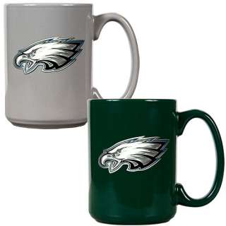 Drinkware Great American Philadelphia Eagles Ceramic Logo Mug   Set of 