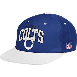 Indianapolis Colts Hats Mitchell & Ness Baltimore Colts Flat Brim Snap 