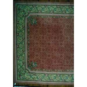   10x11 Hand Knotted Axminster English Rug   106x1110