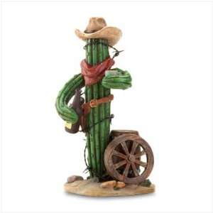  Cowboy Cactus Figurine