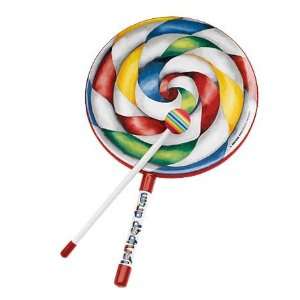  Kids Colorful Giant Lollipop Drum with Mallet Toys 