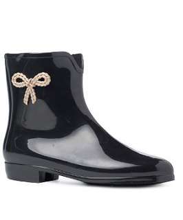 Black (Black) Mel Rubber Boots  235488901  New Look