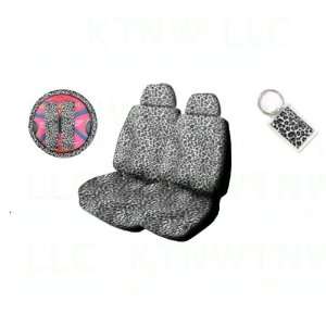   Covers, Wheel Cover, 2 Shoulder Pads, and 1 Key Fob   Cheetah White