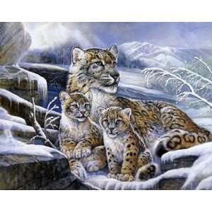  Ruane Manning   Snow Leopards Canvas