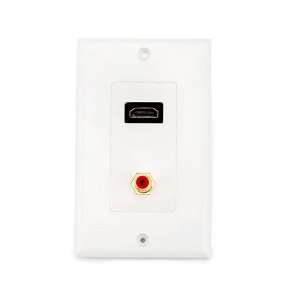  HDE® HDMI and Coaxial Wall Plate