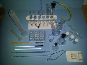 Intermediate Chemistry Glassware and Equipment Kit (Beakers, flasks 