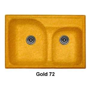   Rimming Kitchen Sink Finish Euro Gold, Faucet Drillings Three Holes
