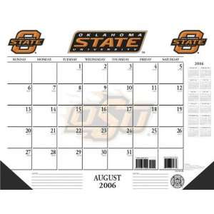  Oklahoma State Cowboys 22x17 Academic Desk Calendar 2006 