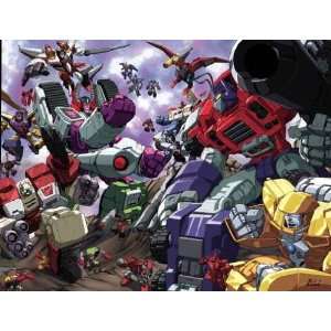  Transformers Armada Battle Scene Poster Toys & Games