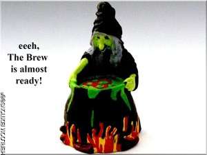 THE WITCHES BREW THIMBLE FOR HALLOWEEN FANS  